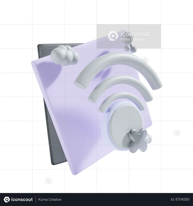 No Wifi  3D Icon