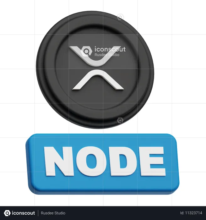 Nó XRP  3D Icon