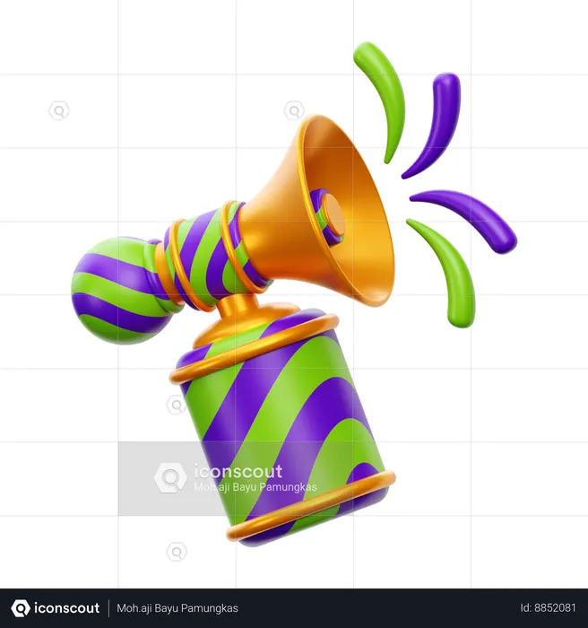 Noise Maker  3D Icon