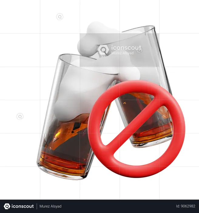 Non Alcohol  3D Icon