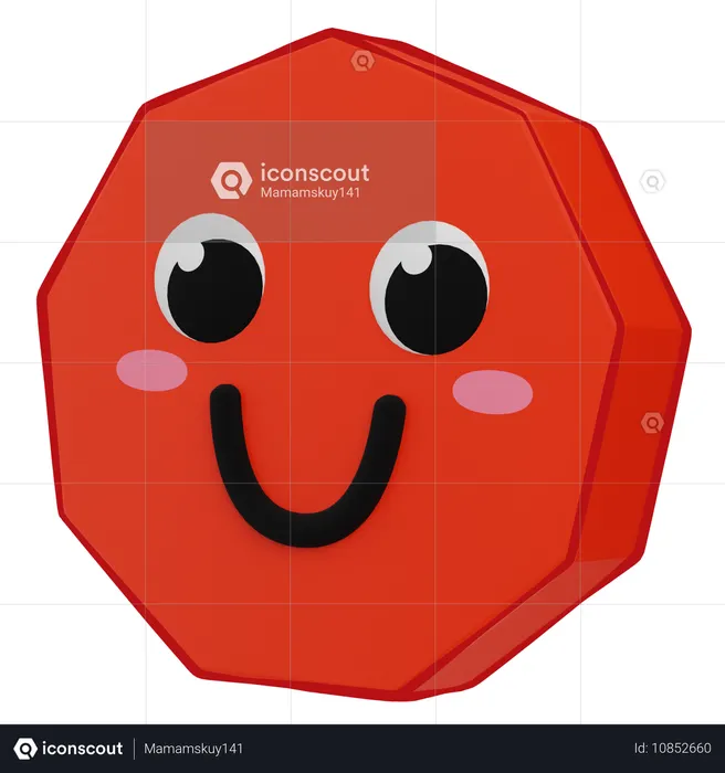 Nonagon  3D Icon
