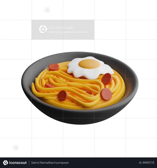 Noodle  3D Icon