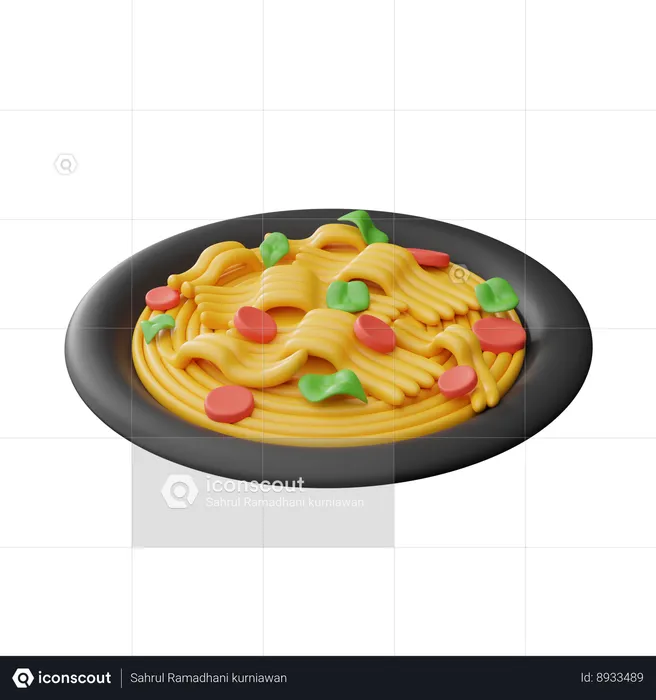 Noodle  3D Icon