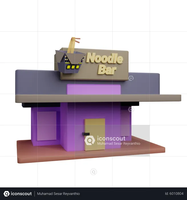 Noodle Bar  3D Icon