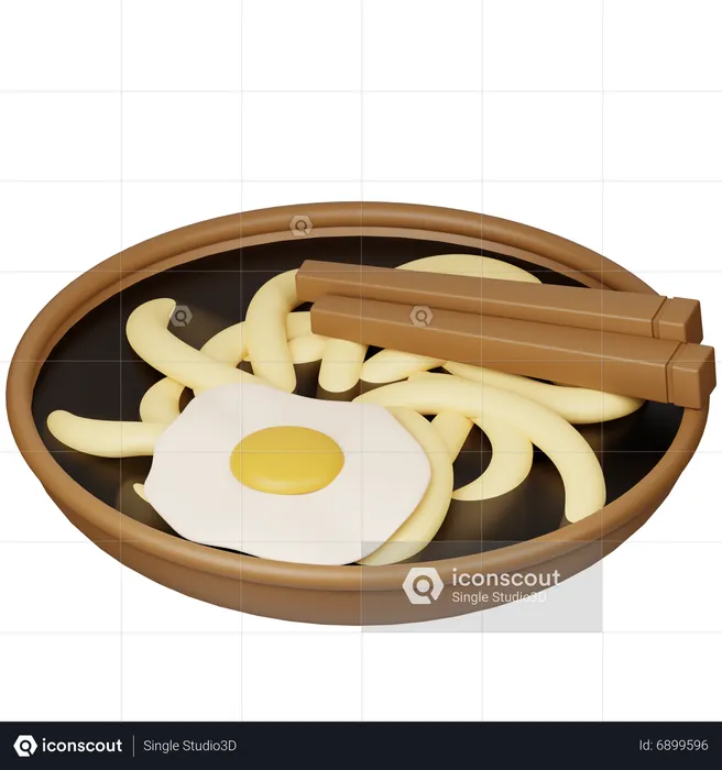 Noodles  3D Icon