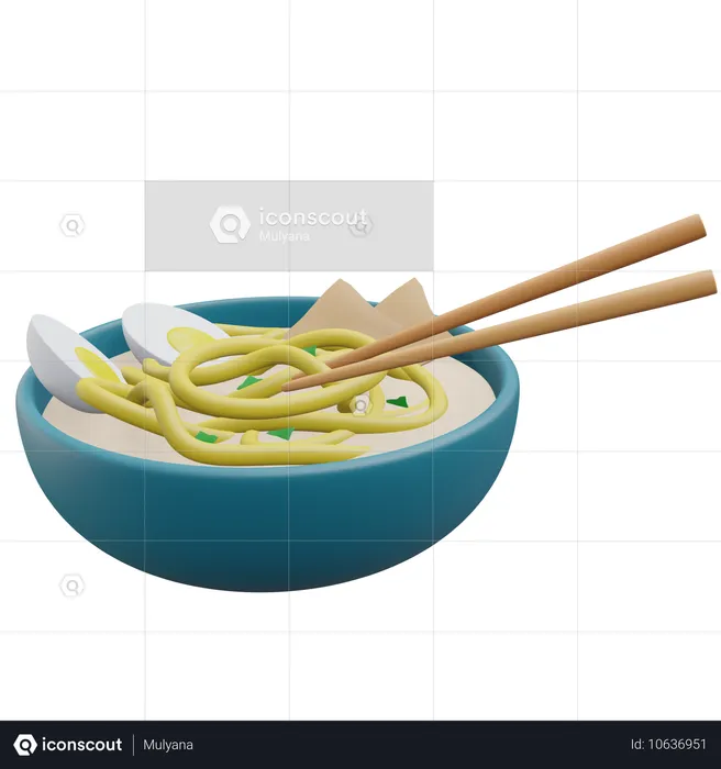 Noodles Bowl  3D Icon