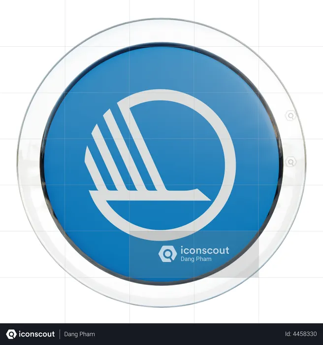 Nordic Council Flag Flag 3D Icon