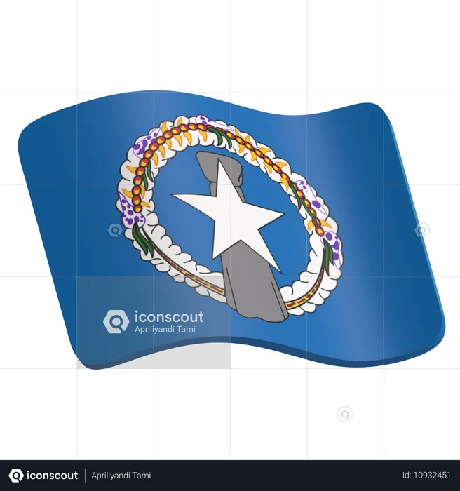 Northern Mariana Islands  3D Icon