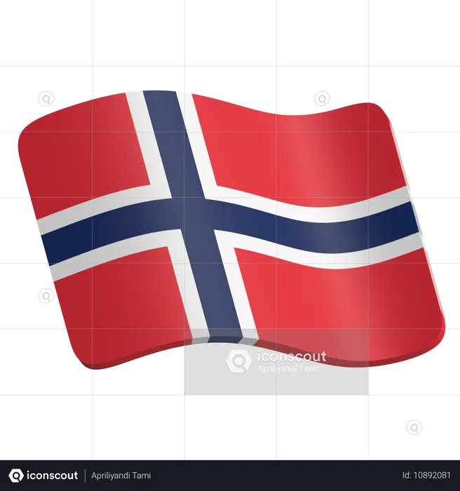 Norwegen  3D Icon