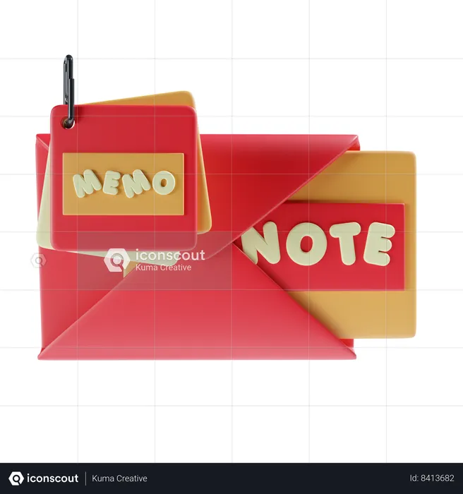 Nota  3D Icon