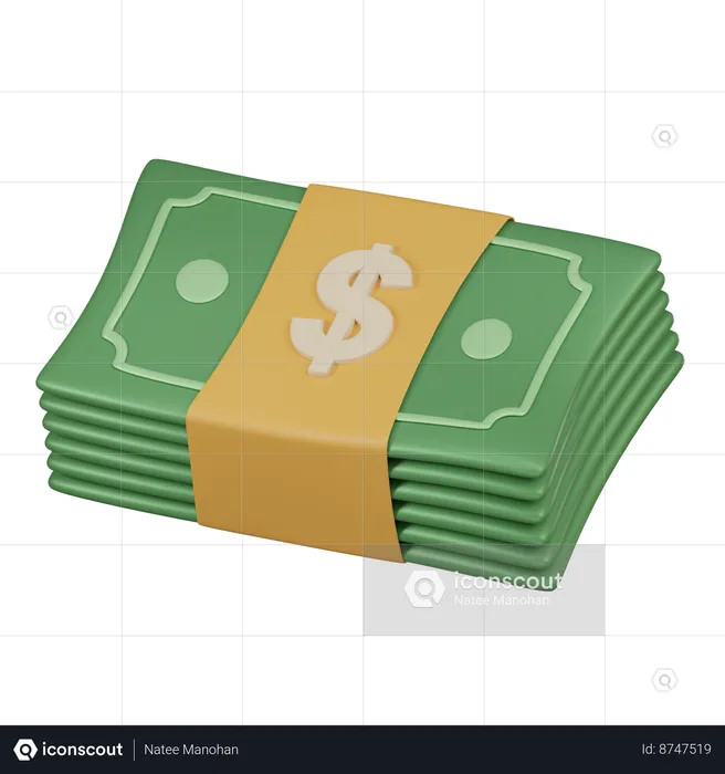 Note Bundles  3D Icon