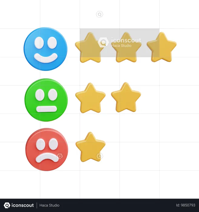 Évaluation du client  3D Icon