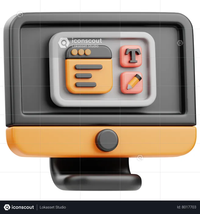 Note Taking App  3D Icon