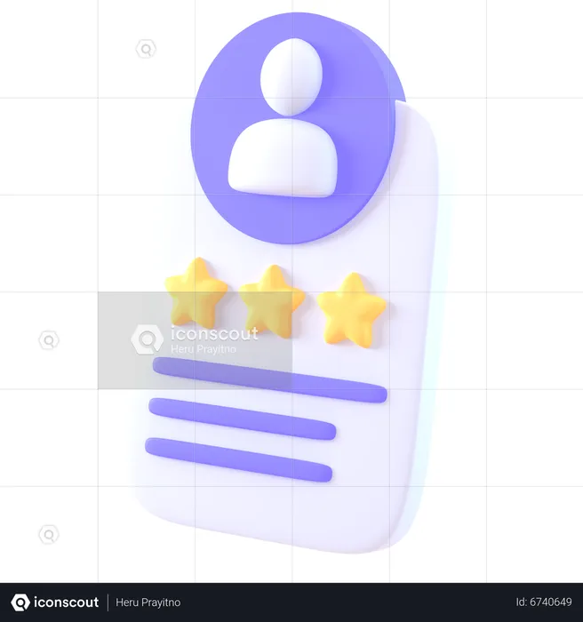 Note de l'utilisateur  3D Icon