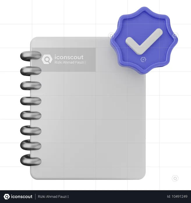 Vérification des notes  3D Icon