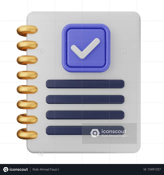 Note Verification  3D Icon