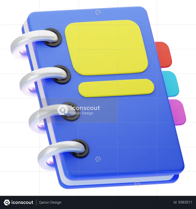 NOTEBOOK  3D Icon