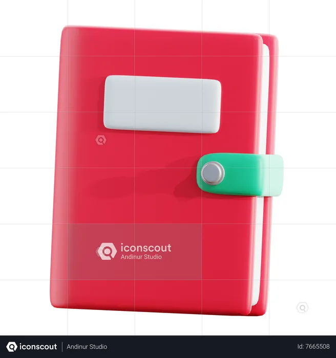 Notebook  3D Icon