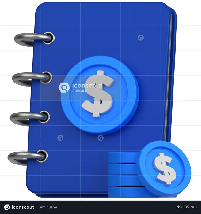 Notebook  3D Icon