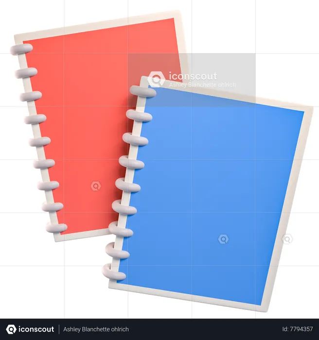 Notebook  3D Icon