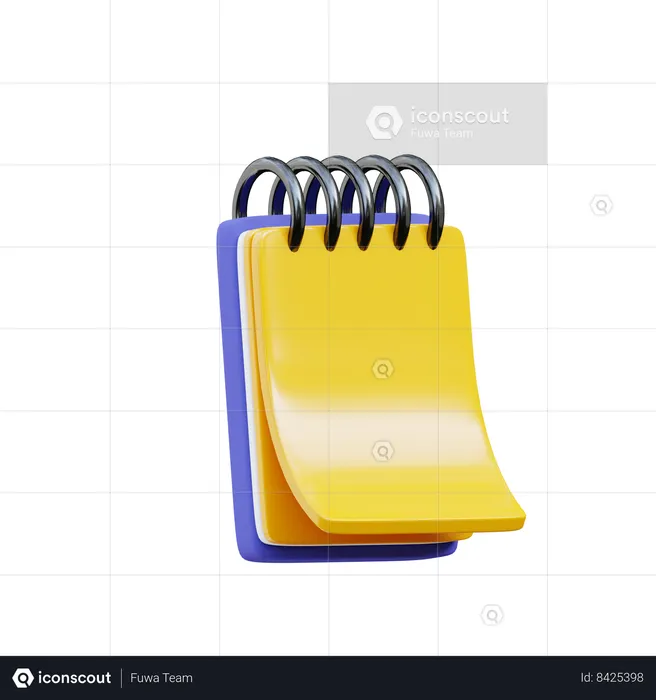 Notepad  3D Icon