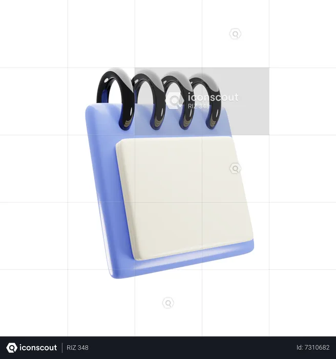 Notepad  3D Icon