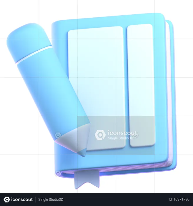 Notes  3D Icon