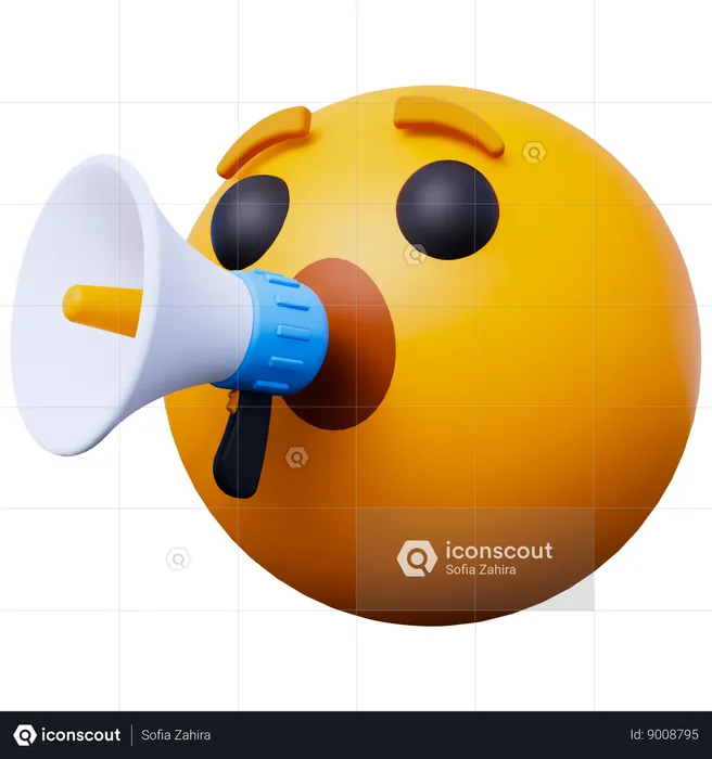 Notice Emoji Emoji 3D Icon