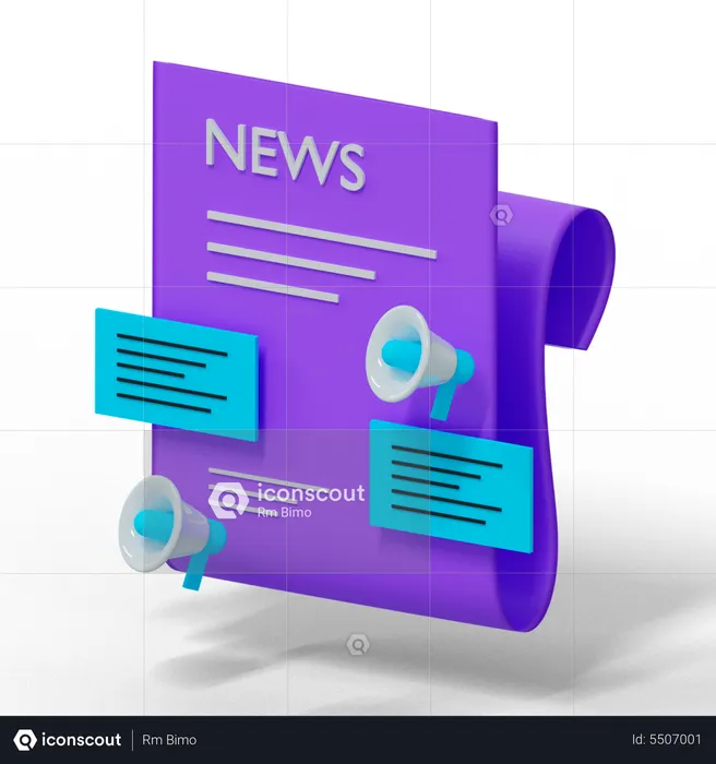 Noticias  3D Illustration