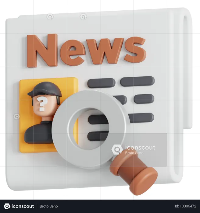 Notícias desejadas  3D Icon