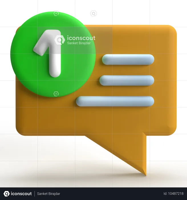 Notificação  3D Icon