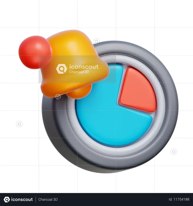Notificação de lembrete  3D Icon