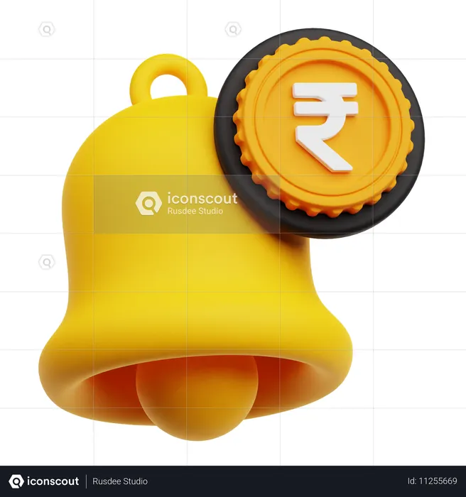 Notificação financeira  3D Icon