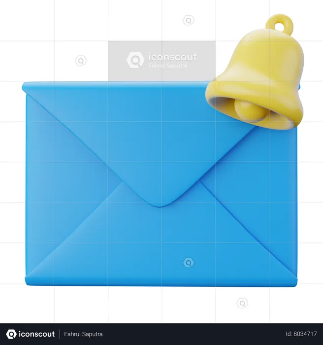 Notificação de Email  3D Icon