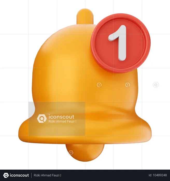 Sino de notificação  3D Icon