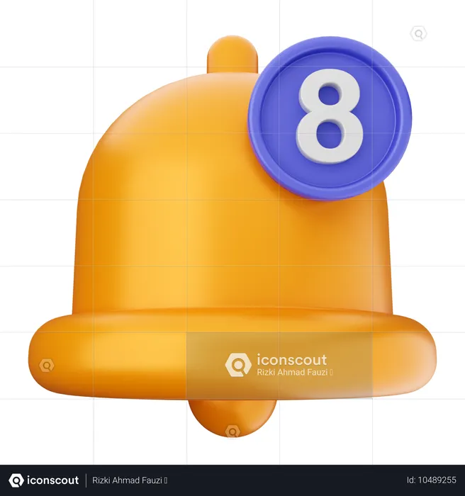 Sino de notificação  3D Icon