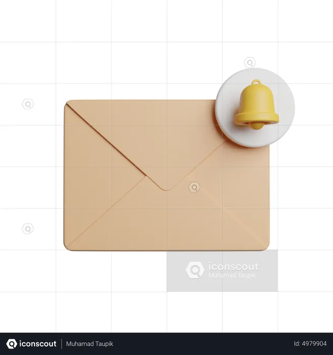 Notificación por correo  3D Icon