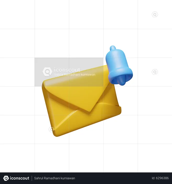 Notificación por correo  3D Icon