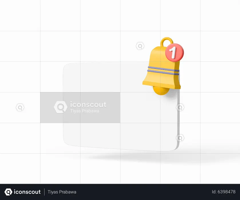 Notificación de chat  3D Icon