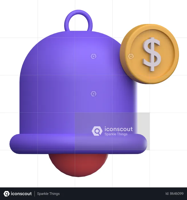 Notificacion de pago  3D Icon