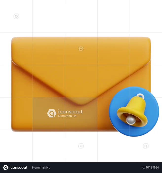 Notificación de correo electrónico  3D Icon