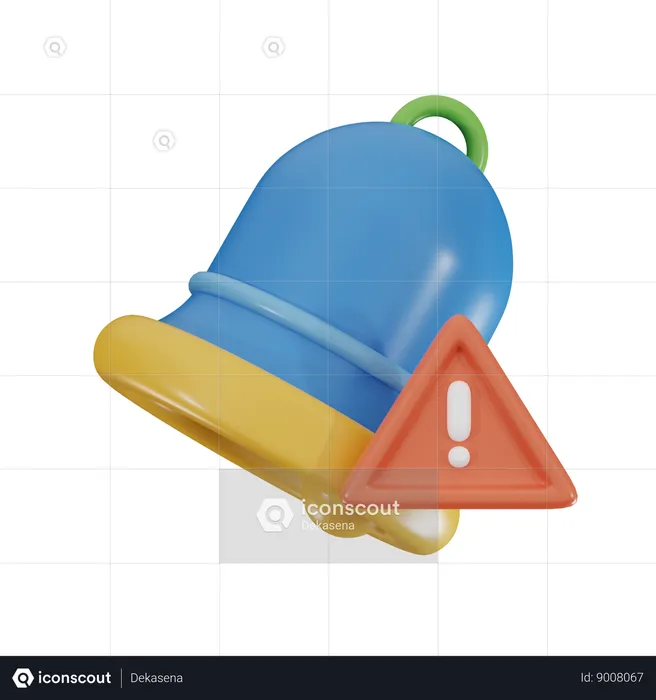 Notification Alert  3D Icon