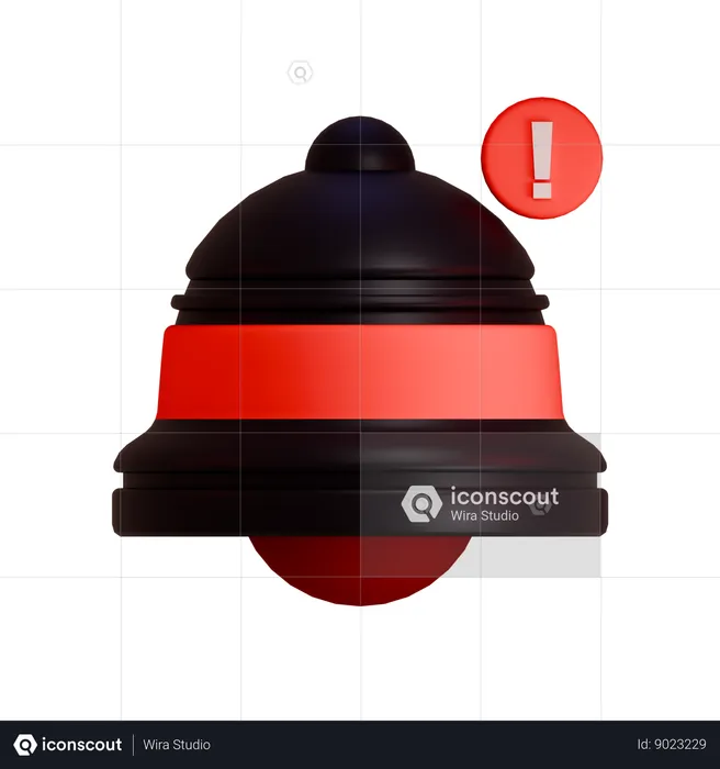 Notification Alert  3D Icon