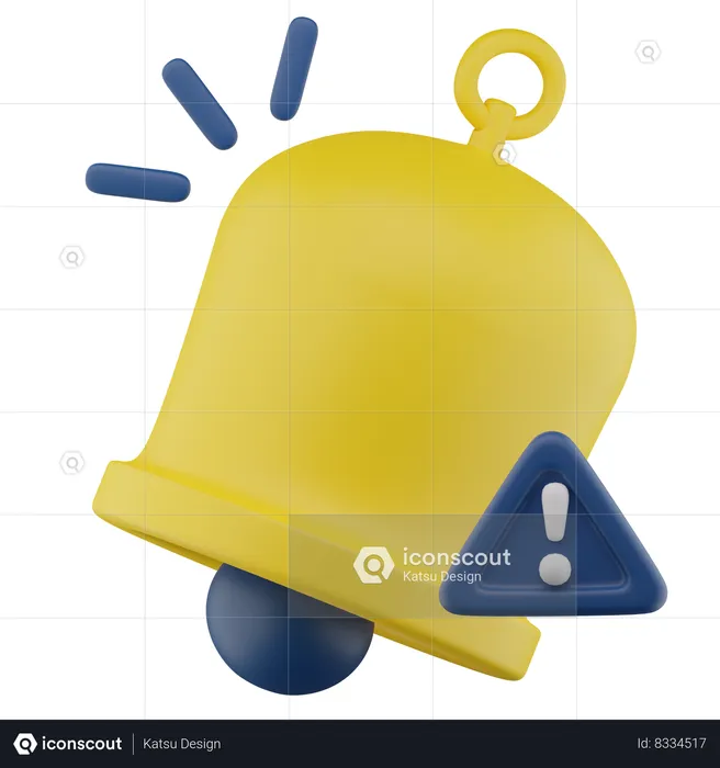 Notification Bell  3D Icon