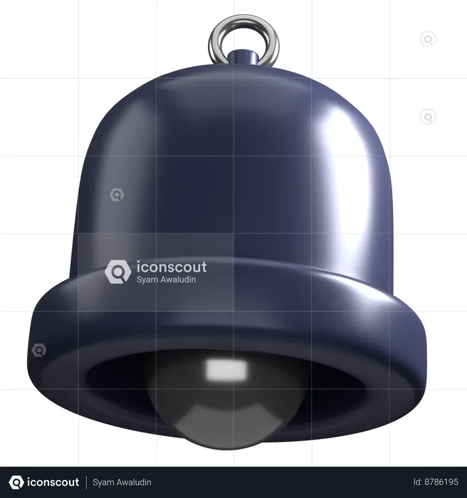 Cloche de notification  3D Icon