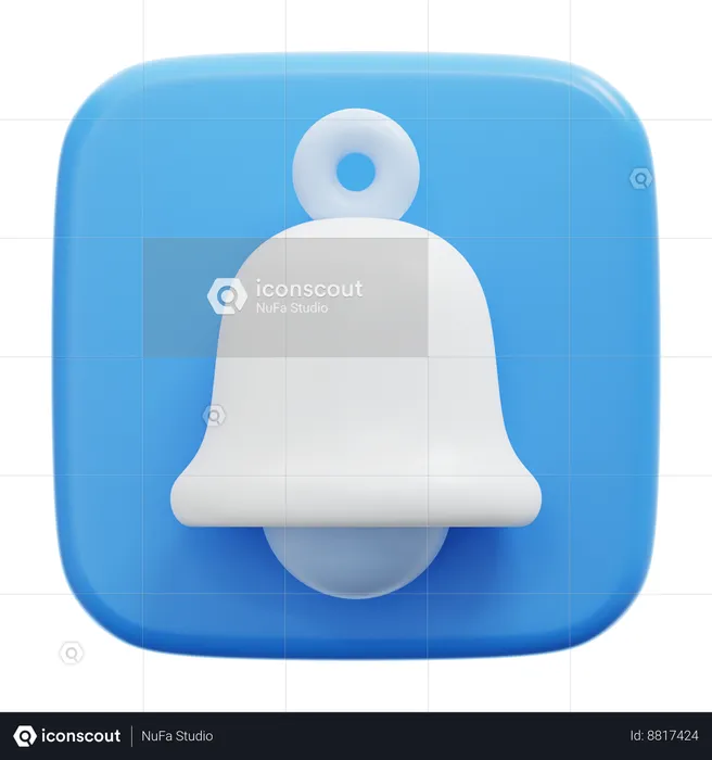 Cloche de notification  3D Icon