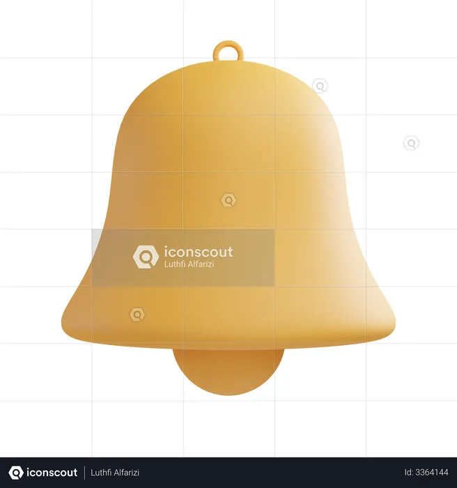 Notification Bell  3D Icon