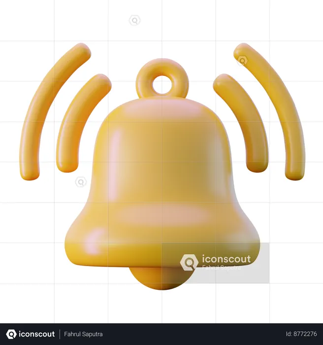 Notification Bell  3D Icon