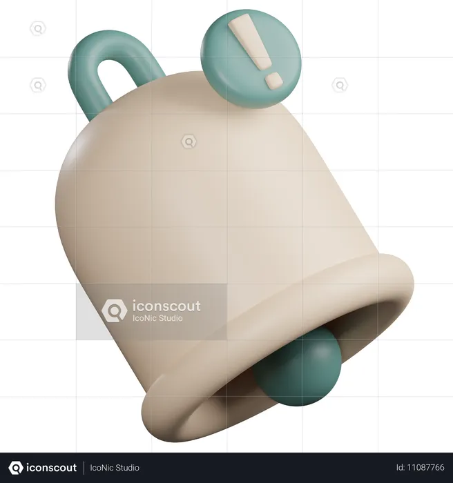 Notification Bell  3D Icon