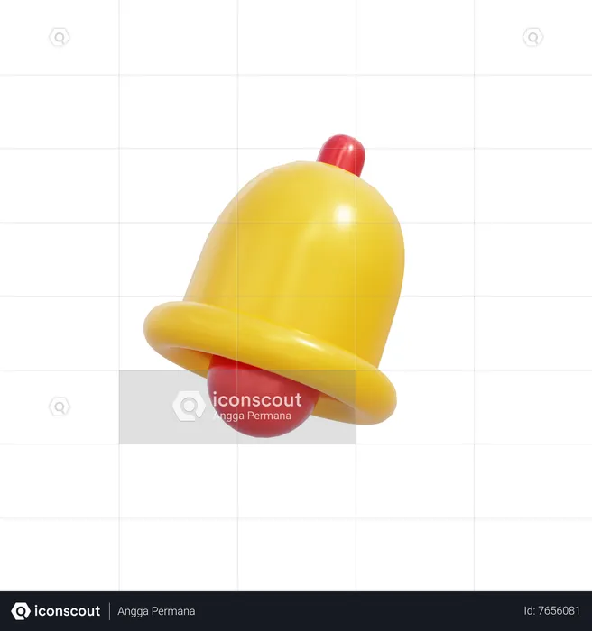 Notification Bell  3D Icon